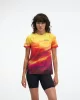 HOKA RACE DAY SHORT SLEEVE TR PRT Női futópóló