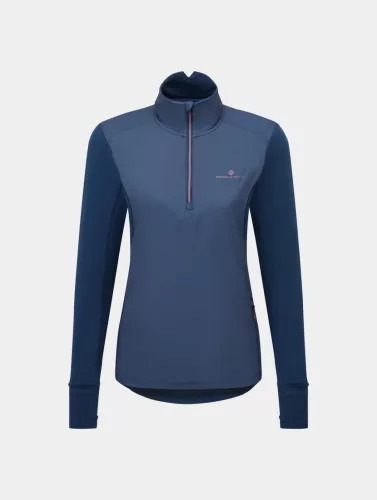 RONHILL TECH WIND BLOCK 1/2 ZIP Női téli futófelső