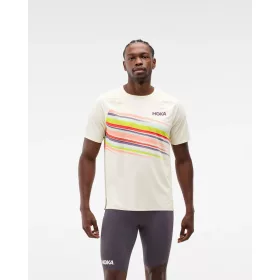 HOKA RACE DAY SHORT SLEEVE Férfi futópóló
