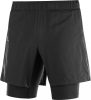 SALOMON AGILE TWINSKIN SHORT Férfi futónadrág