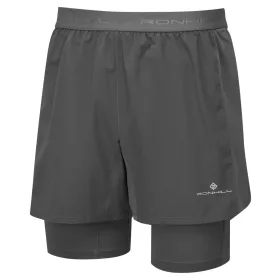 RONHILL TECH 5' TWIN SHORT Férfi futónadrág