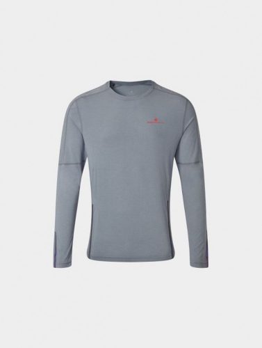 RONHILL LIFE NIGHTRUNNER LS TEE Férfi futófelső