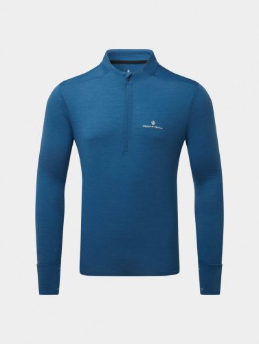 RONHILL TECH MERINO 1/2 ZIP TEE Férfi téli futófelső