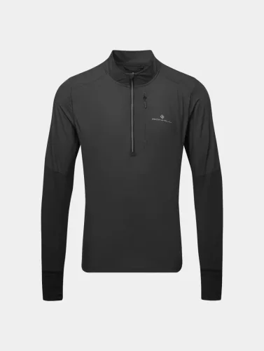 RONHILL TECH WIND BLOCK 1/2 ZIP Férfi téli futófelső