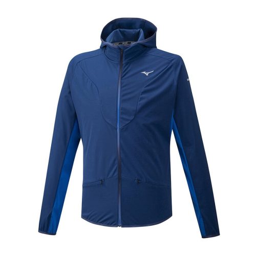 MIZUNO HYBRID BT HOODIE Férfi kapucnis futódzseki