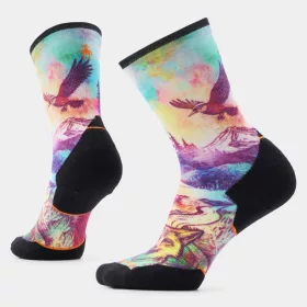   SMARTWOOL WOMENS RUN CREW SOCKS TARGETED CUSHION Női futózokni
