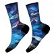 SMARTWOOL ATHLETE EDITION RUN PRINT CREW SOCKS Női futózokni