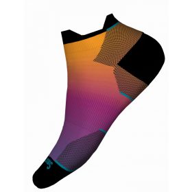   SMARTWOOL RUN ZERO CUSHIION OMBRE PRINT LOW ANKLE SOCKS Női futózokni