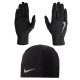 NIKE WOMEN'S DRY HAT AND GLOVE SET Sapka és futókesztyű