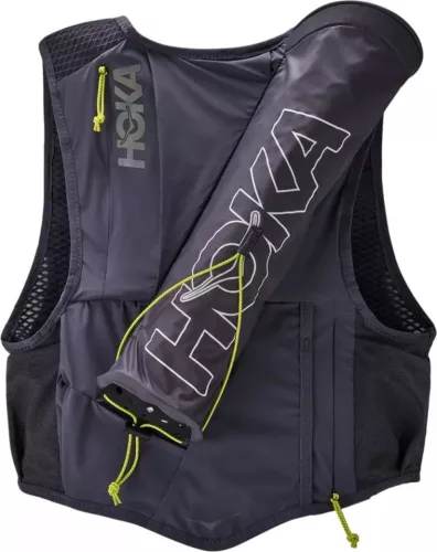 HOKA TRAIL RUN VEST 10L Futómellény bottartóval +(2db 500ml soft flask)