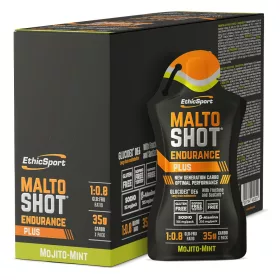 ETHICSPORT MALTO SHOT ENDURANCE PLUS Gél (mojito-menta)