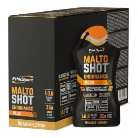 ETHICSPORT MALTO SHOT ENDURANCE PLUS Gél (narancs-citrom)