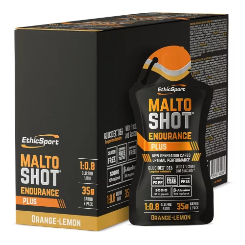 ETHICSPORT MALTO SHOT ENDURANCE PLUS Gél (narancs-citrom)