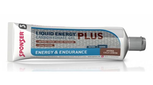 SPONSER LIQUID ENERGY PLUS gél 70 g cola-citrom