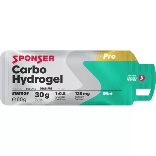 Sponser Carbo Hydrogel energia gél (menta)
