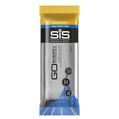SIS GO energiaszelet + protein bar banán ízű 60g
