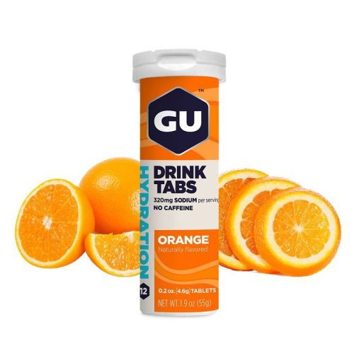 GU HYDRATION DRINK pezsgőtabletta 12 db narancs