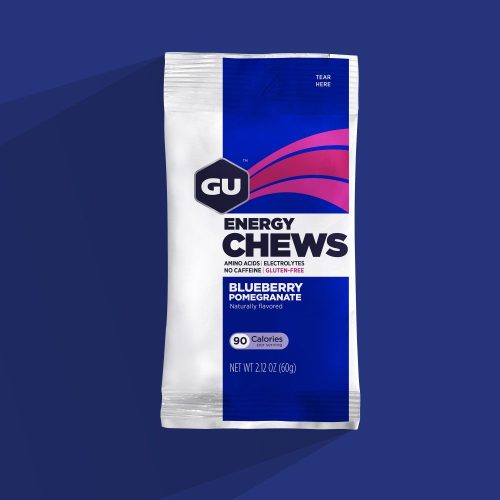 GU ENERGY CHEWS áfonya - gránátalma ízű energia gumicukor 16 db