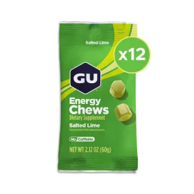 GU ENERGY CHEWS salted lime ízű energia gumicukor 12 db