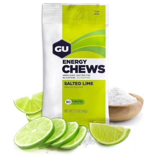 GU ENERGY CHEWS salted lime ízű energia gumicukor 16 db