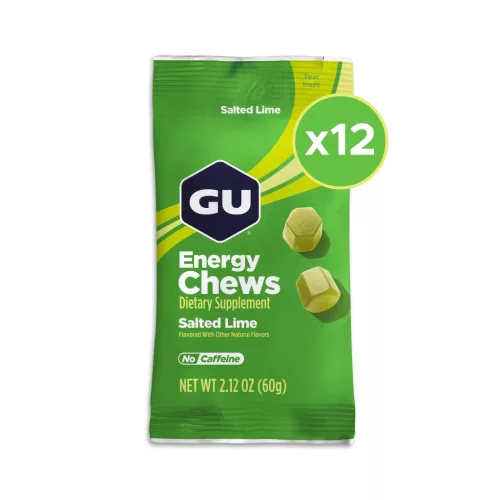 GU ENERGY CHEWS salted lime ízű energia gumicukor 12 db