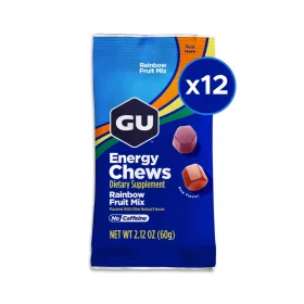 GU ENERGY CHEWS fruit mix ízű energia gumicukor 12 db