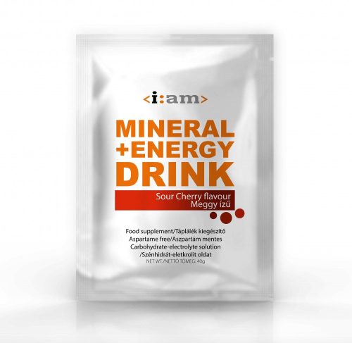 I:AM MINERAL + ENERGY DRINK meggy ízű italpor 40g