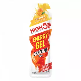 HIGH5 ENERGY GEL CAFFEINE (narancs) energia gél koffeinnel