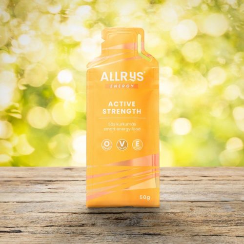 ALLRYS ACTIVE STRENGTH Sós kurkumás-gyömbéres smart energy food  