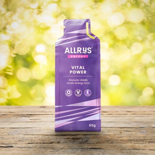 ALLRYS VITAL POWER Áfonyás-ribzlis-kókuszos smart energy food  