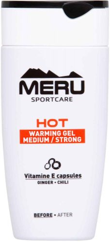 MERU HOT WARMING GEL STRONG Melegítő gél - erős