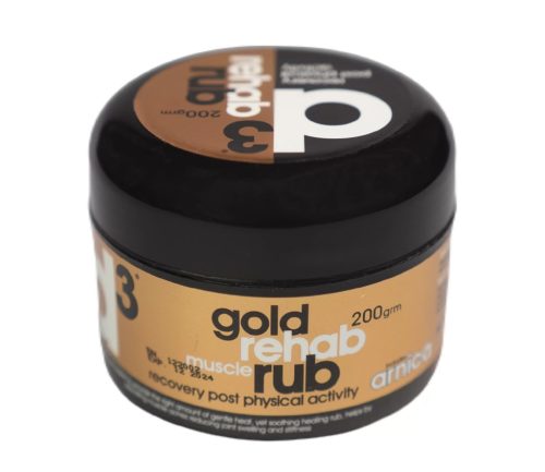 d3 GOLD REHAB RUB aktivitás utáni hűsítő és regeneráló krém 200g