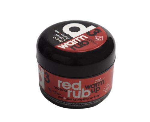 d3 RED RUB  WARM UP Bemelegítő krém 200g